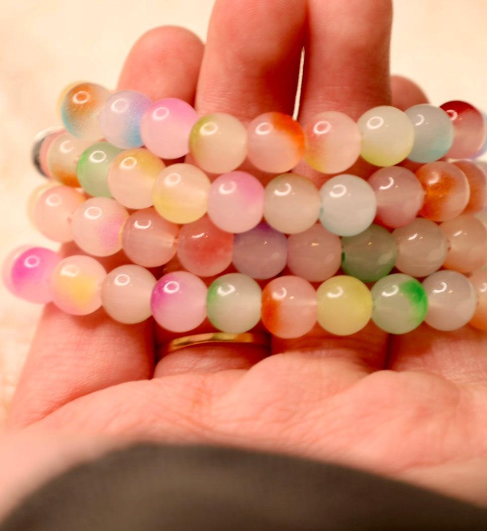 Colorful crystal bracelet